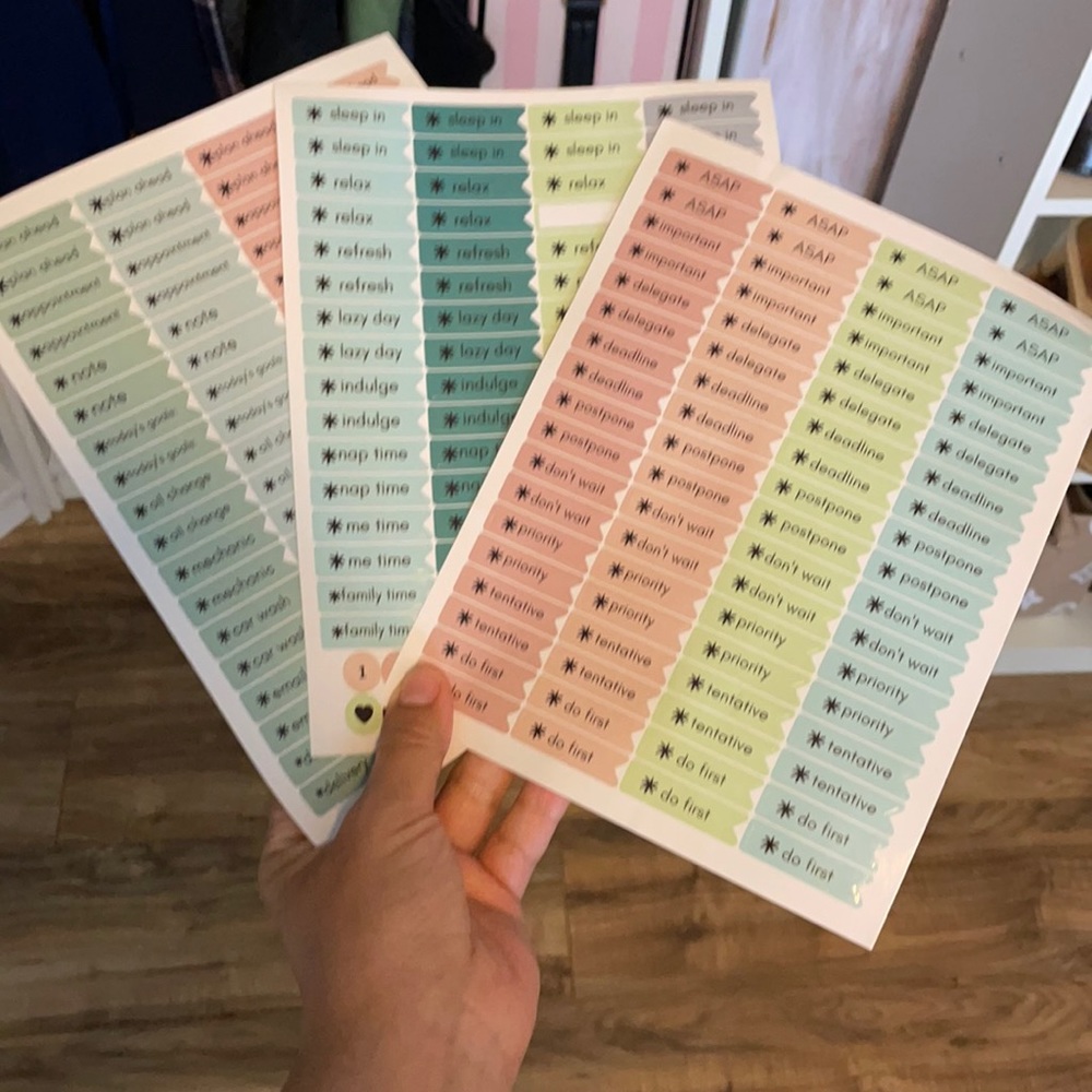 Journaling bullet stickers- free with purchase